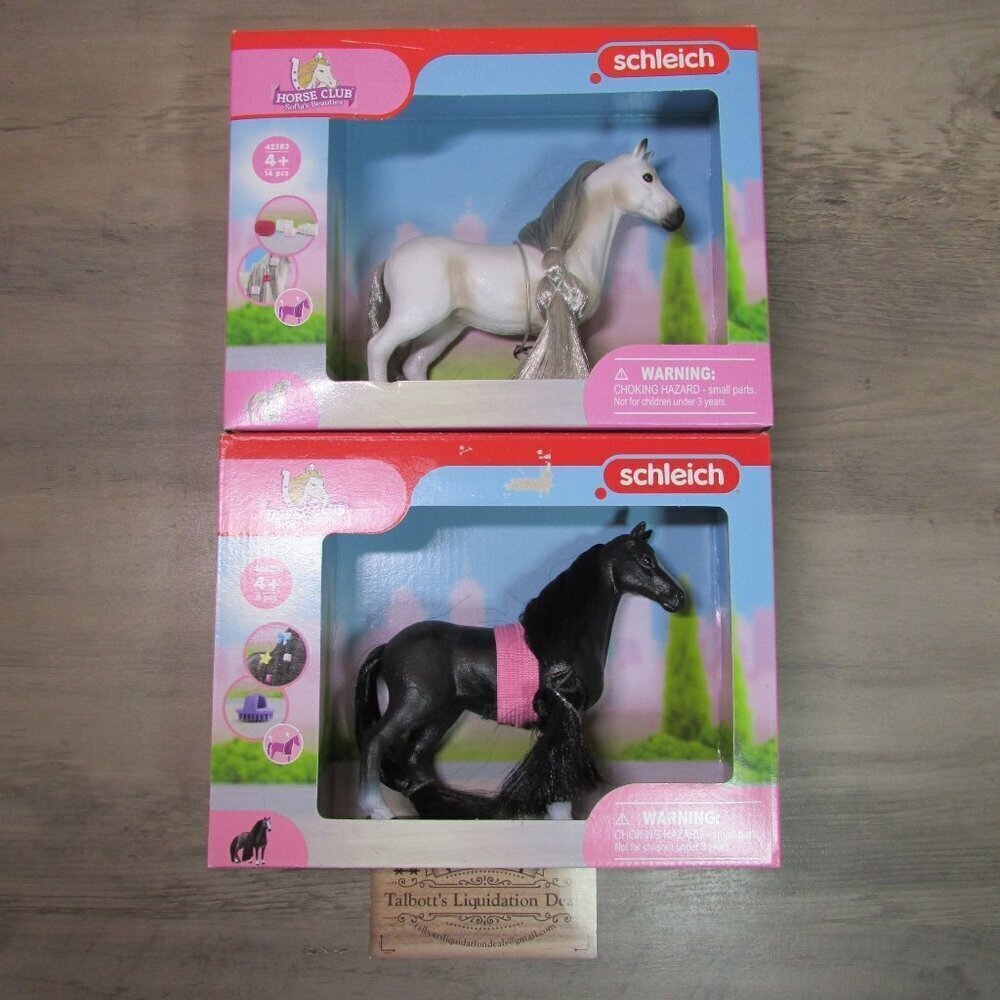 Schleich Horse Club Sofia's Boutique Quarter horse Mare Figurines 42583 42620